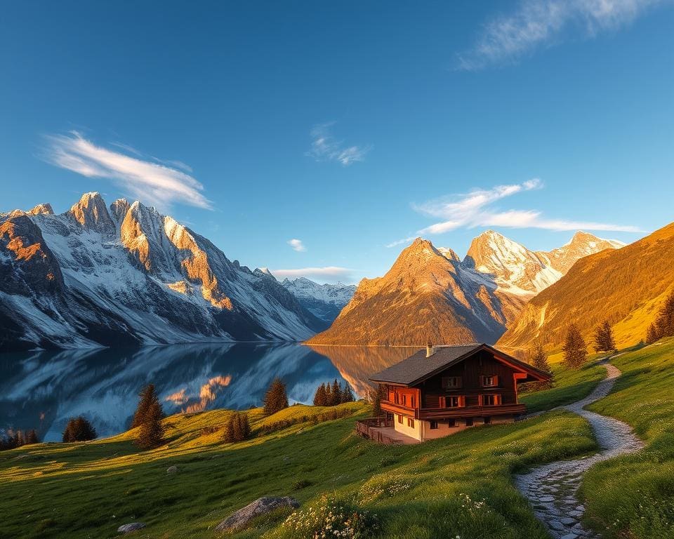 Urlaub in den Schweizer Alpen
