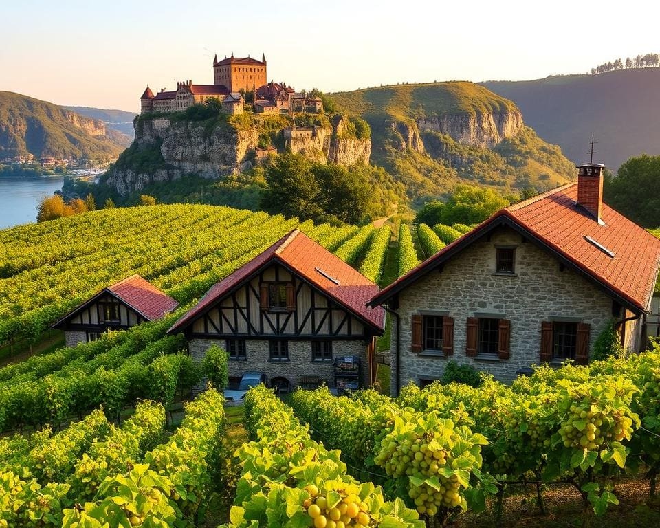 Weinberge und Riesling in Bacharach
