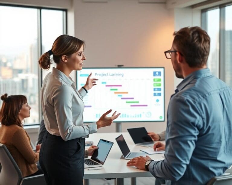 Wie hilft ein Assistent bei der Projektplanung?