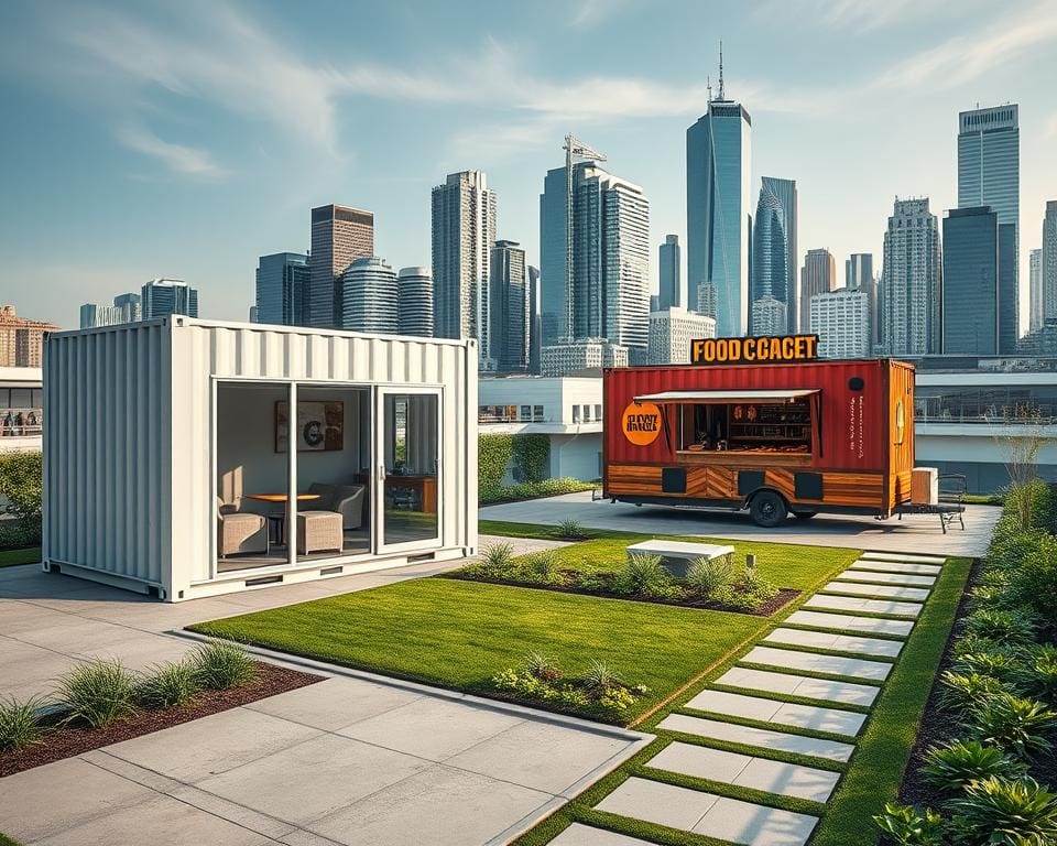 Bürocontainer und Unterschiede Gastrocontainer