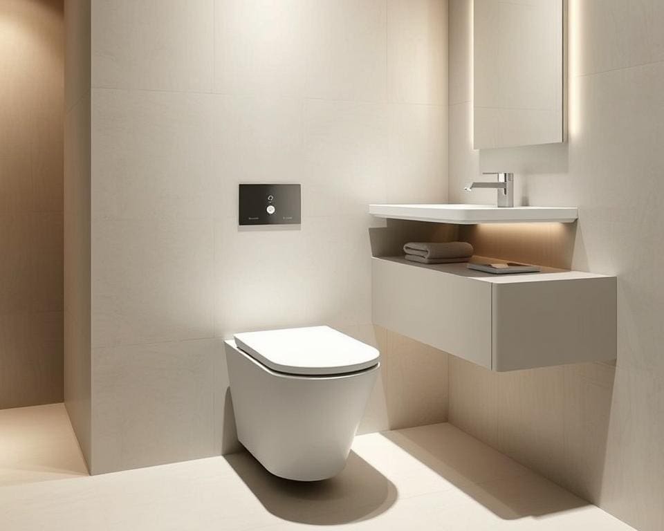 Dusch WC als moderne Toilette