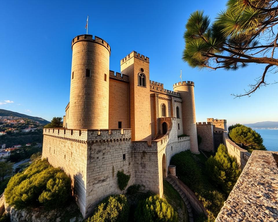 Eze Schloss architektonische Besonderheiten