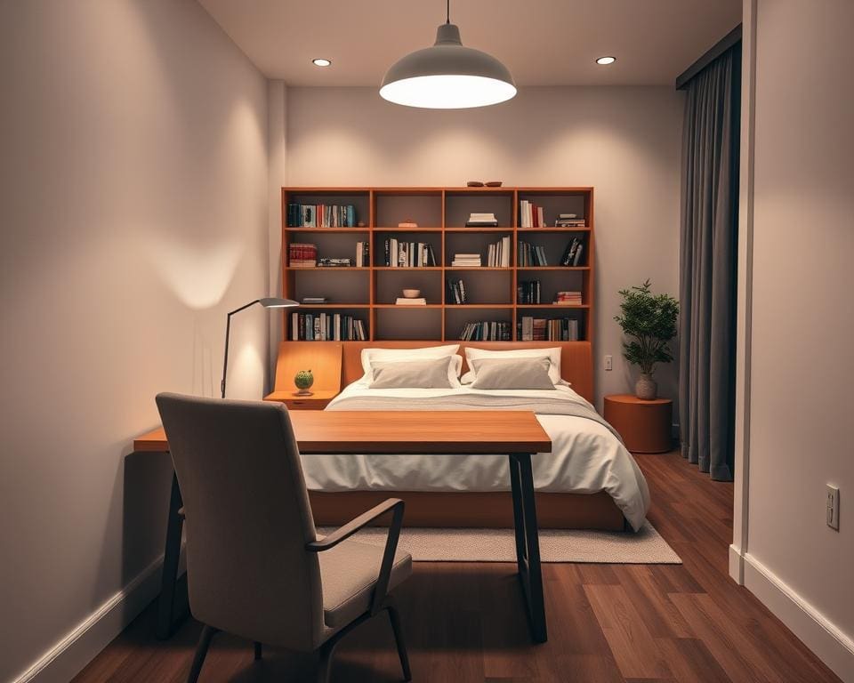 Homeoffice Einrichtung im Schlafzimmer