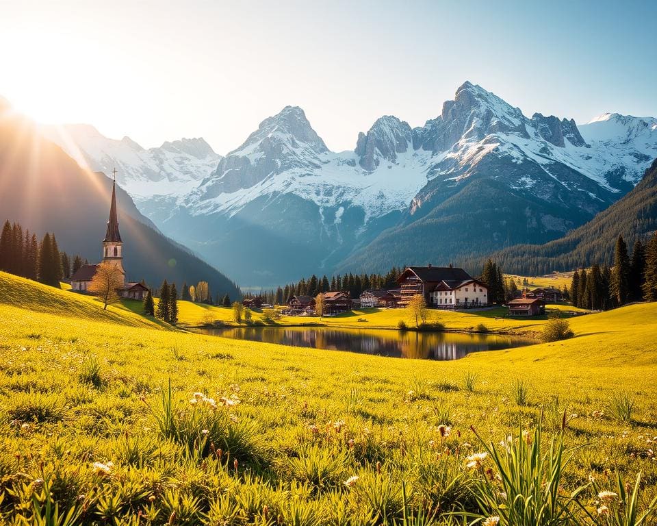 Urlaub in den Alpen