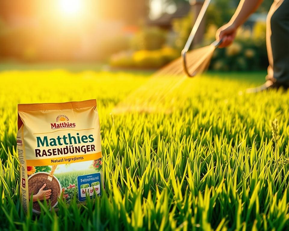 Was ist das Besondere an Matthies Rasendünger?