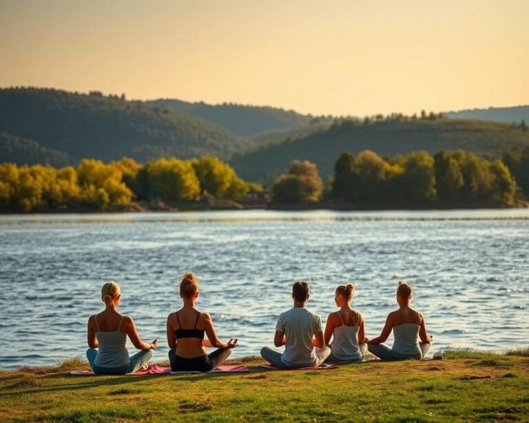 Was lernst du bei einer Achtsamkeitsmeditation am Rhein?