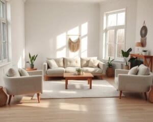Was sind schlichte Ideen für ein skandinavisches Zuhause?