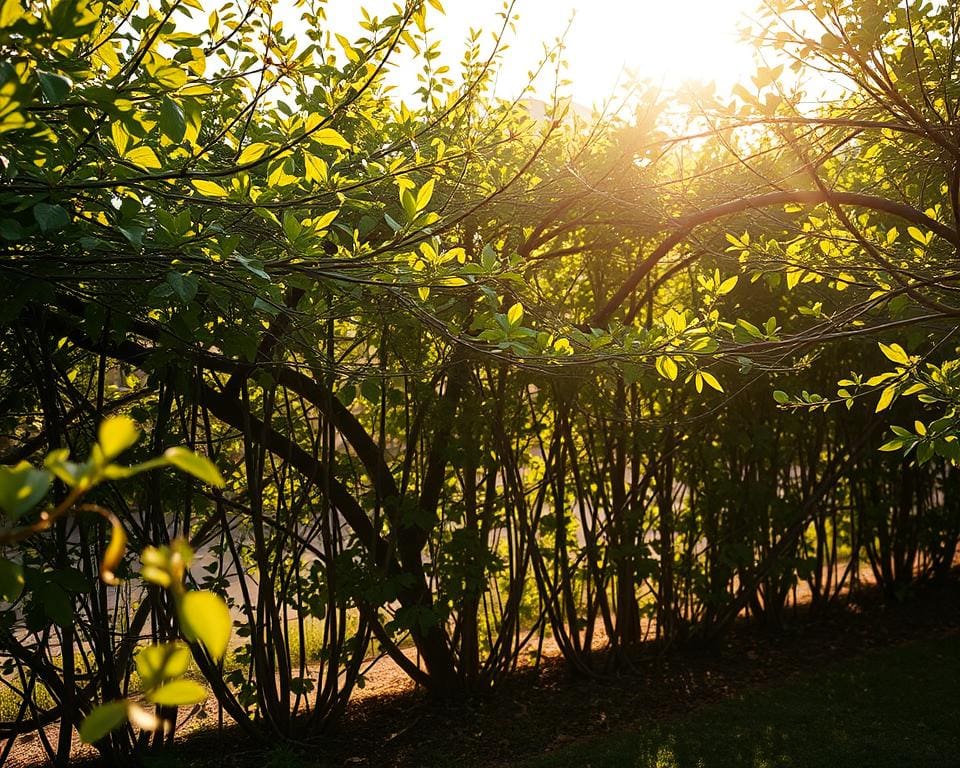 Wie bieten Spalierbäume optimalen Sichtschutz im Garten?