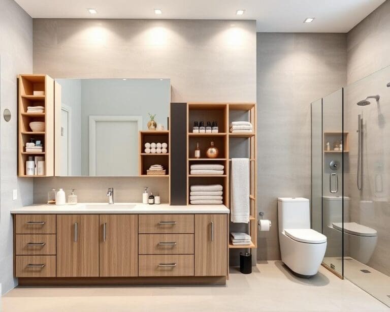 Wie schaffst du mehr Stauraum im Badezimmer?