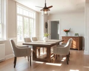 Wie wird ein Essbereich im Landhausstil modern?