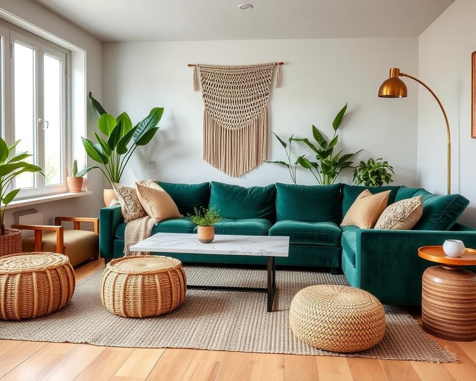 moderne Boho-Elemente