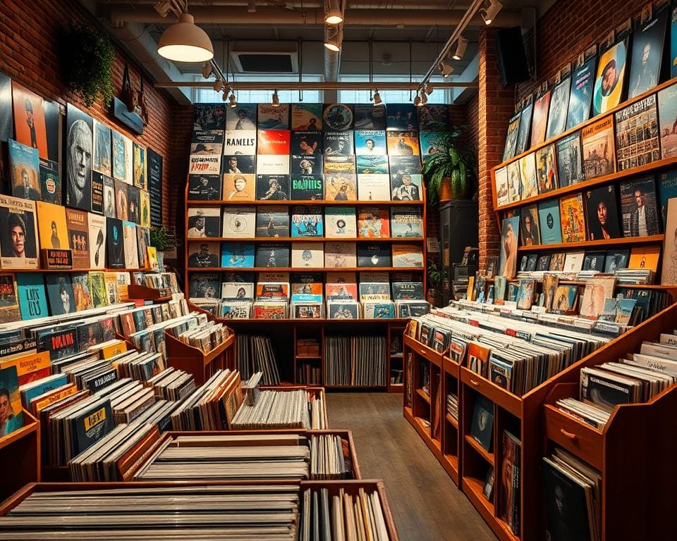 Vielfältige Vinyl-Auswahl