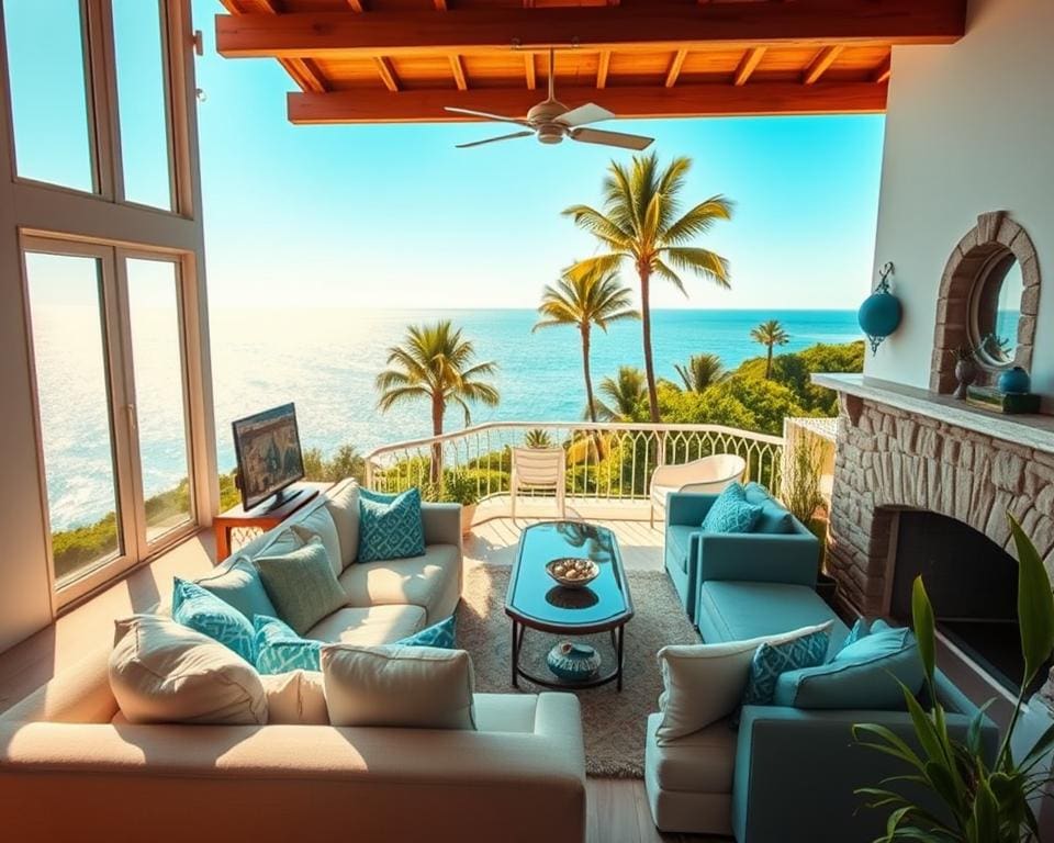 Ferienwohnung mit Meerblick