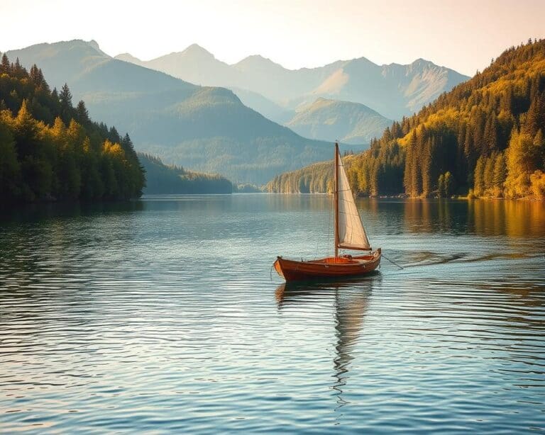Wie reist man mit dem Boot auf Seen und Flüssen?