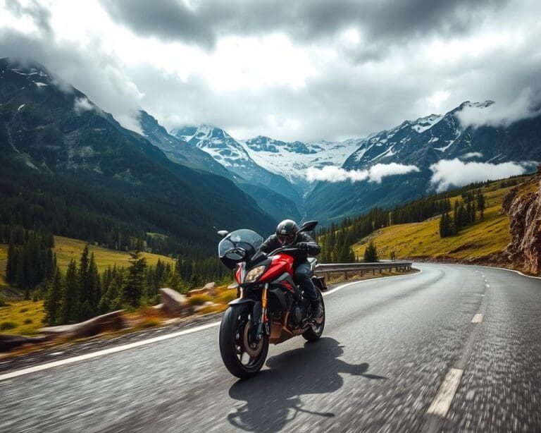 Wie reist man mit dem Motorrad durch Gebirgsregionen?