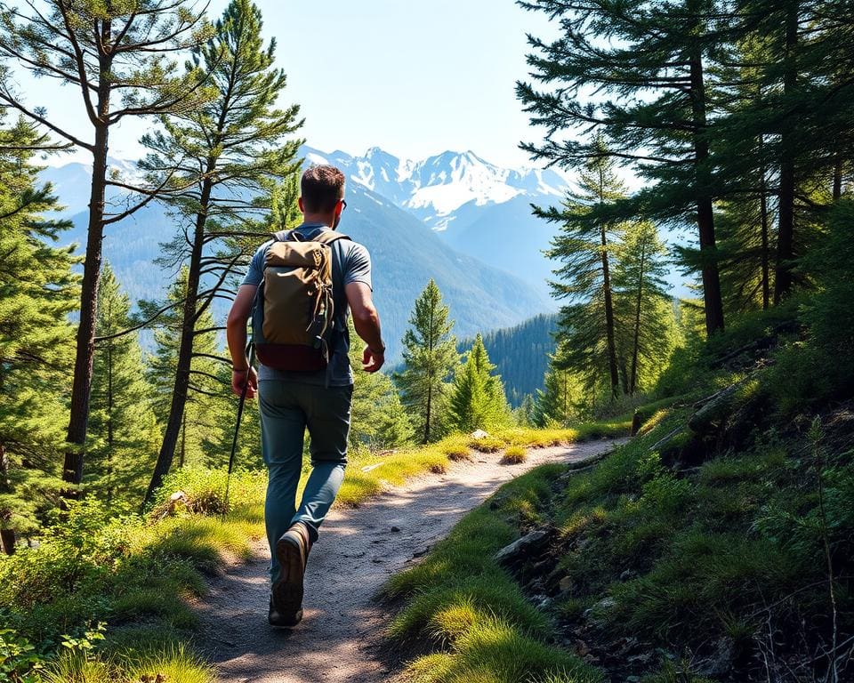 Wie reist man mit leichtem Rucksack zu Fuß?
