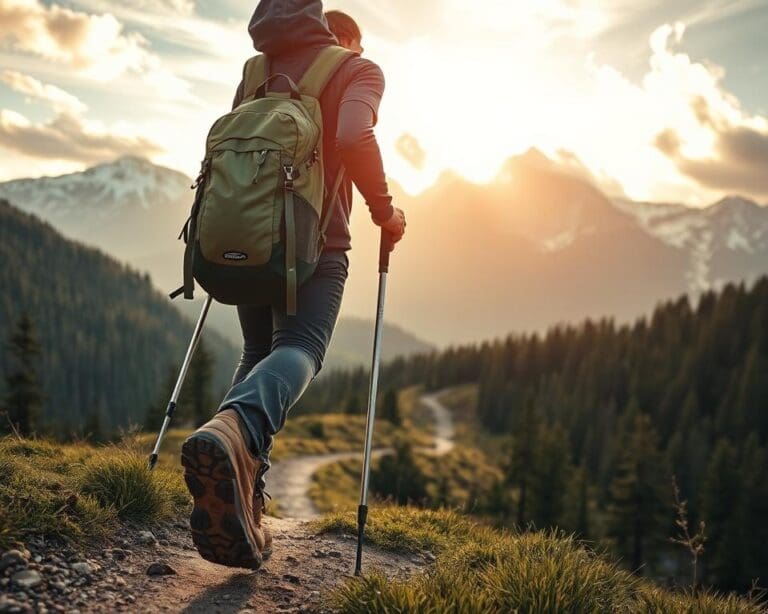Wie reist man mit leichtem Rucksack zu Fuß?