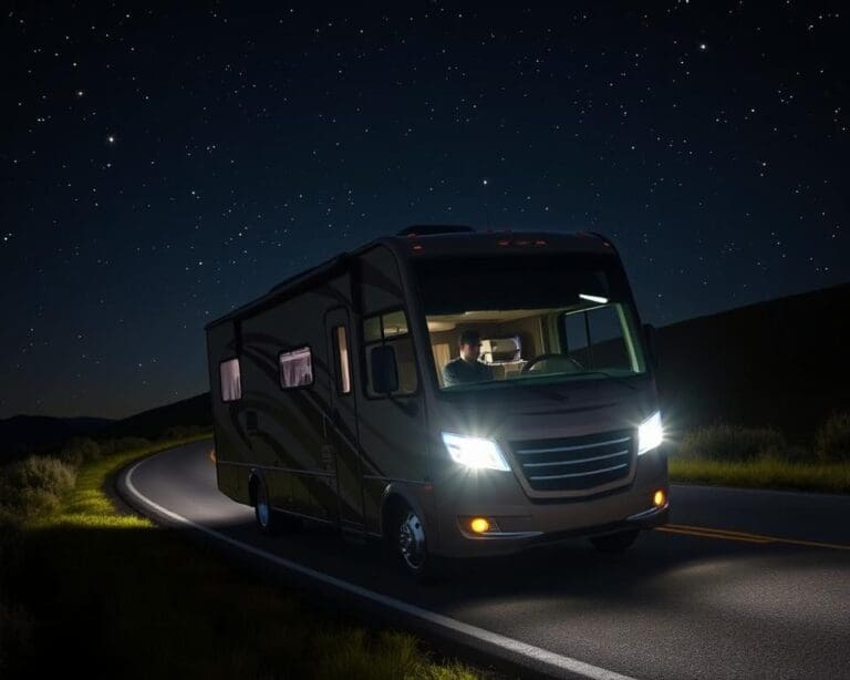 Wie reist man sicher bei Nachtfahrten im Wohnmobil?