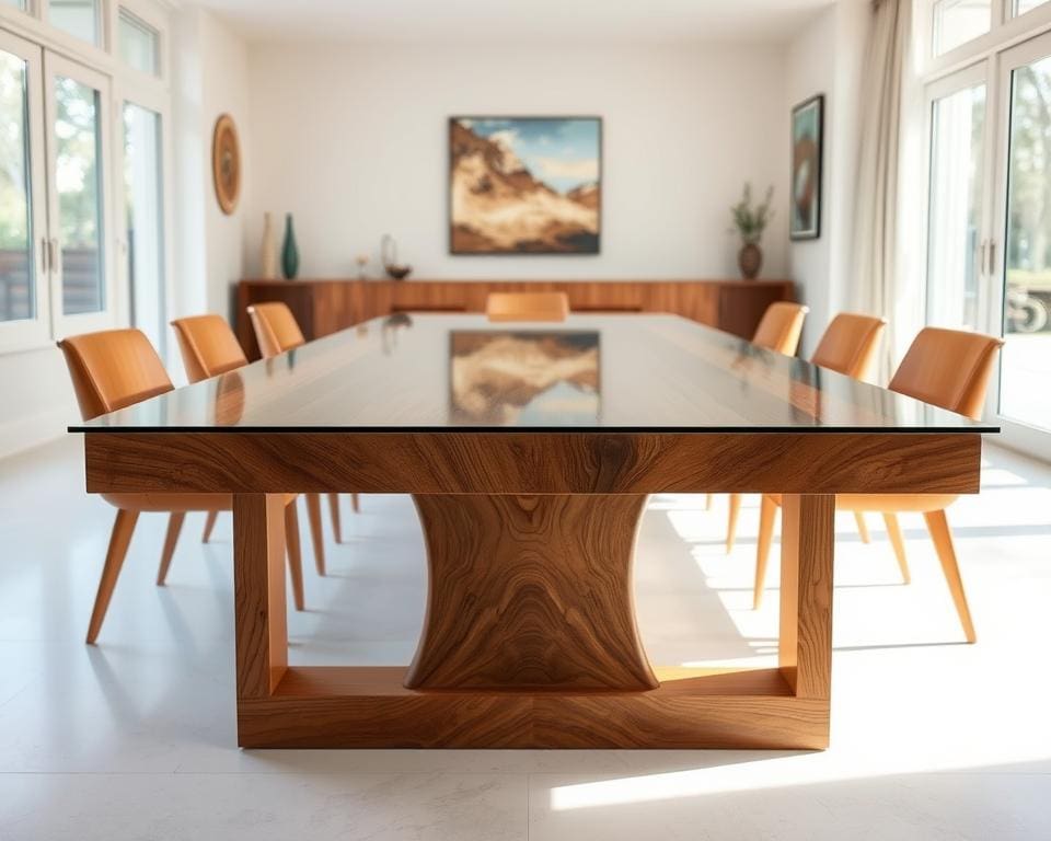 Esszimmertische Holz Glas