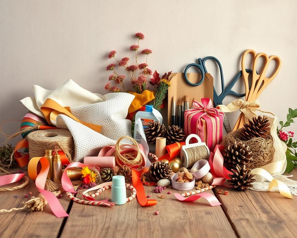 Kreative DIY-Deko Materialien