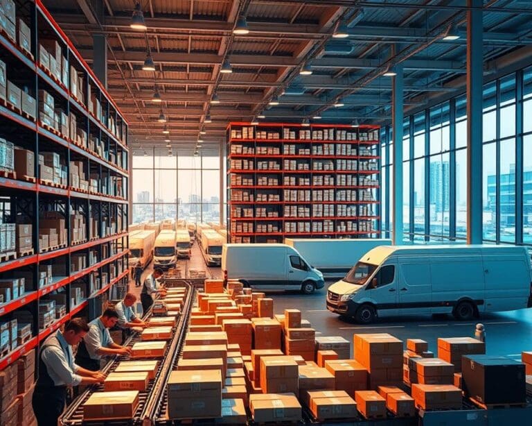Logistik- und Lieferdienste für Onlineshops