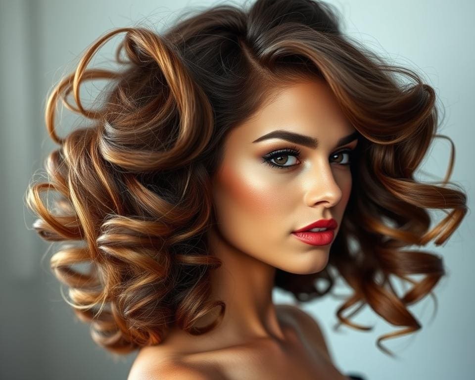 moderne Lockenfrisuren