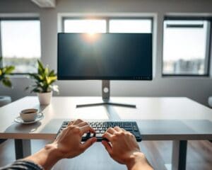 Was hilft bei der Ergonomie am Stehschreibtisch?