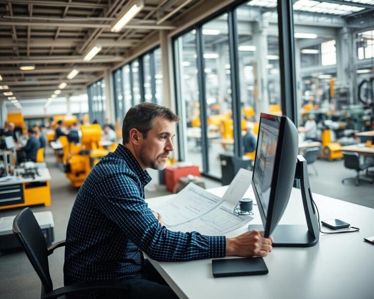 Wie organisiert ein Produktionsplaner Fertigungsablaeufe?