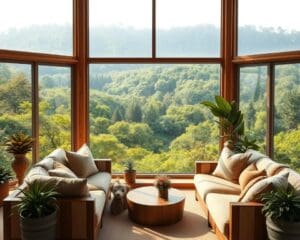 Wohnräume mit Blick ins Grüne