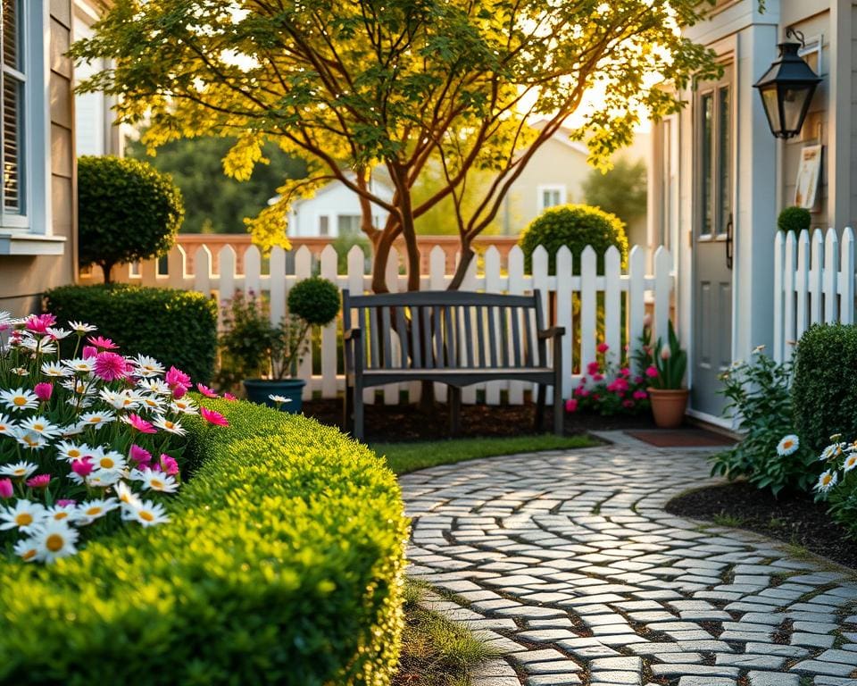 Was macht einen kleinen Vorgarten sofort einladender?