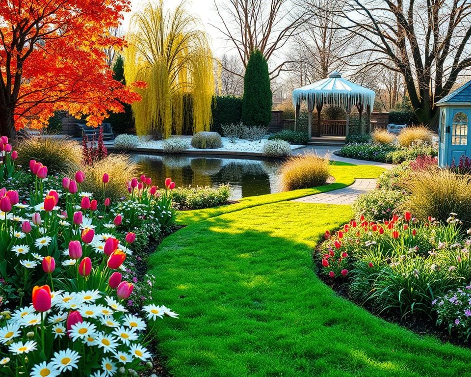 Wie planst du ein harmonisches Gartenkonzept für jede Saison?