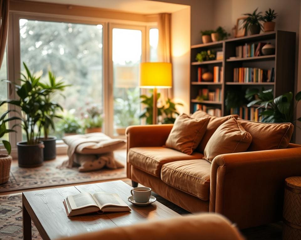 Wie richtet man ein gemütliches Wohnzimmer ein?