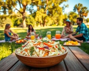 Warum eignet sich Coleslaw ideal für Picknick und Sommerfeste?