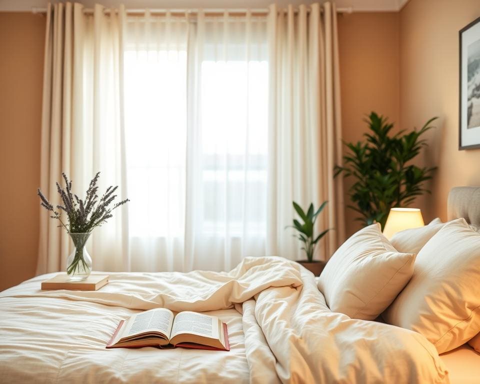 Was fördert Ruhe im Schlafraum?