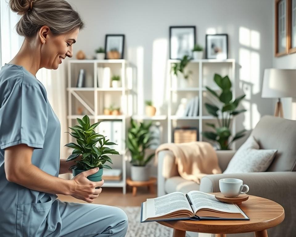 Was macht eine ruhige Pflegeroutine aus?