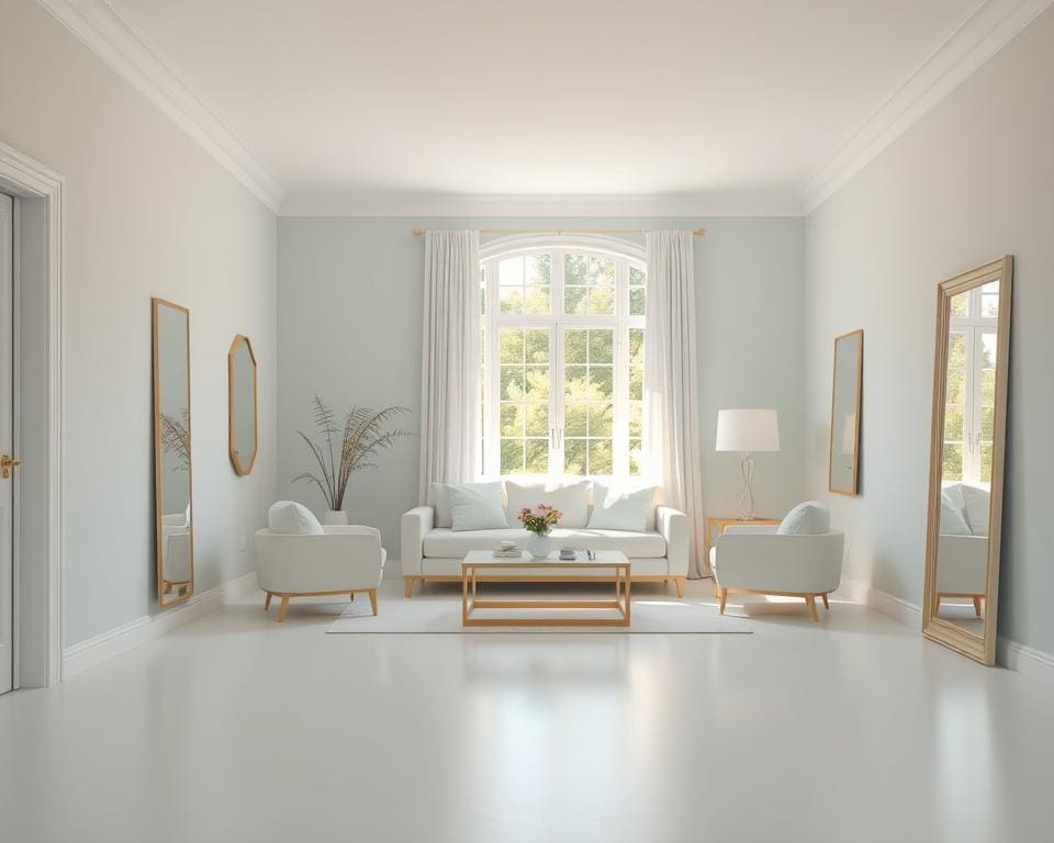 Welche Farben vergrößern Räume optisch?