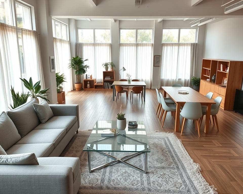 Welche Möbel passen zu offenen Räumen?