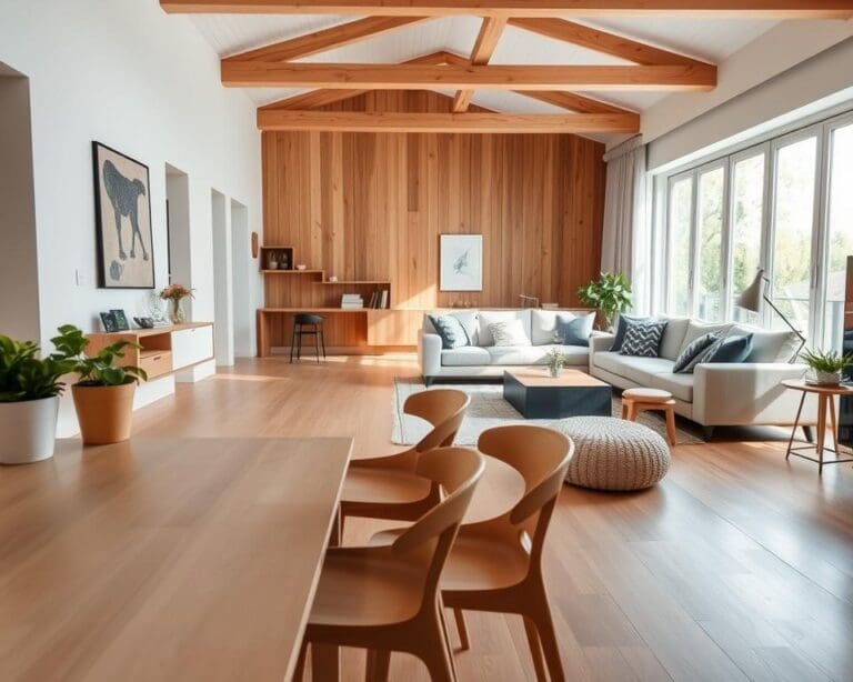 Wie ergänzt skandinavisch-niederländisches Design moderne Häuser?