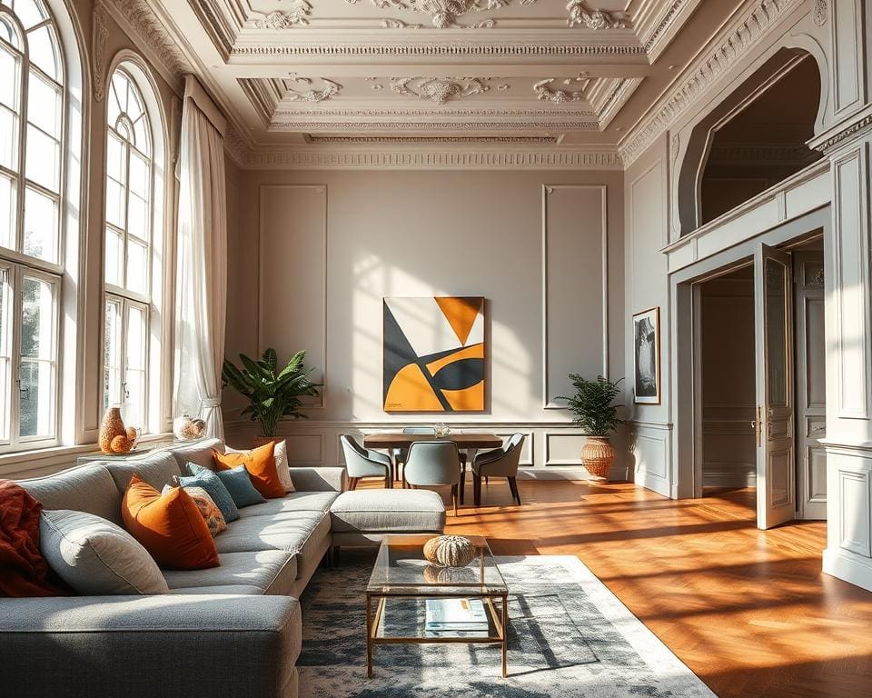 Wie kombiniert man Altbau und modernes Interior?