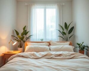 Wie planst du eine ruhige Schlafumgebung?