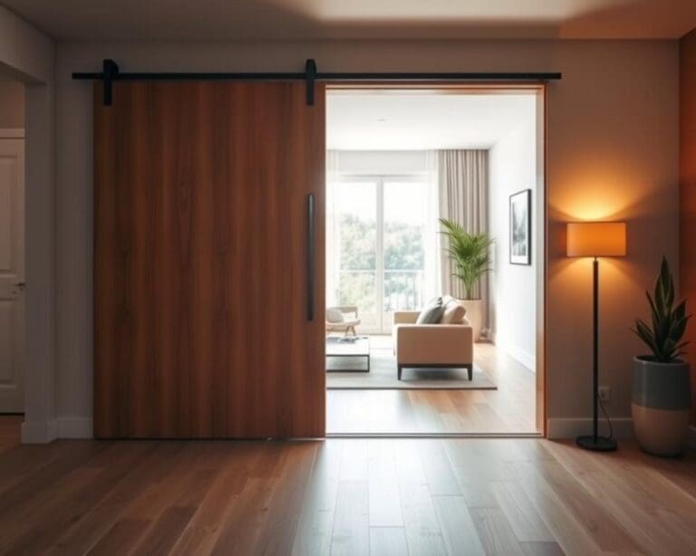 Warum sind Schiebetüren platzsparend?