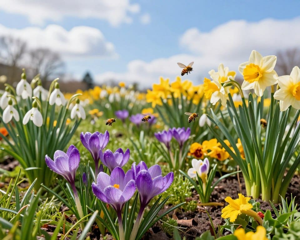 Was sind Vorteile von Frühblühern im Garten?