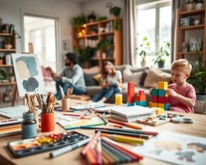 Was sind kreative Freizeitideen für zu Hause?