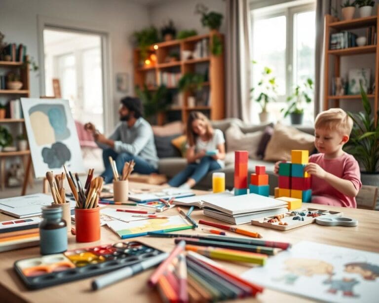 Was sind kreative Freizeitideen für zu Hause?