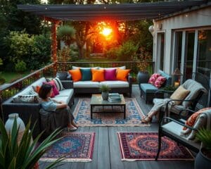 Wie gestaltet man eine Terrasse mit Lounge-Möbeln?