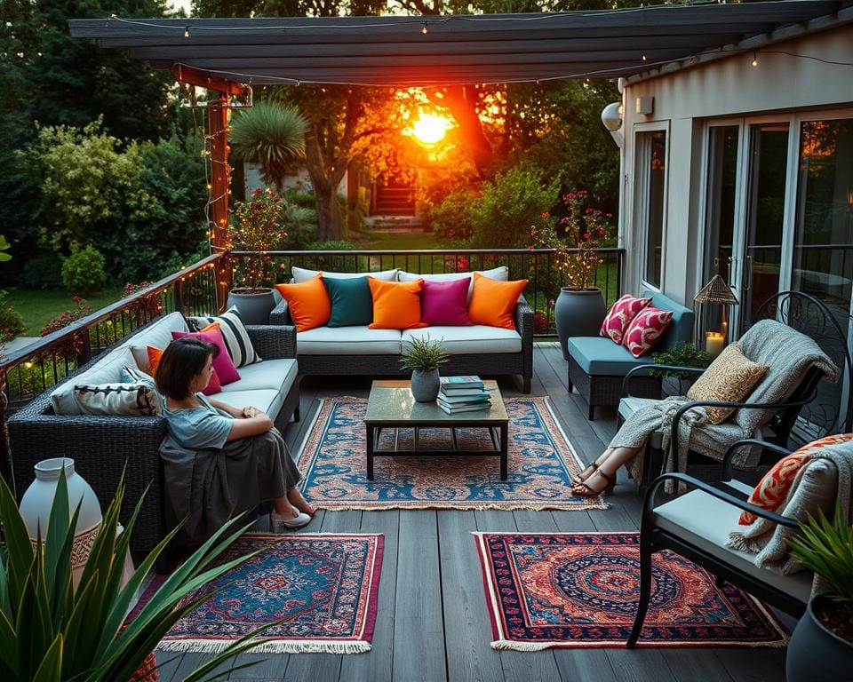 Wie gestaltet man eine Terrasse mit Lounge-Möbeln?