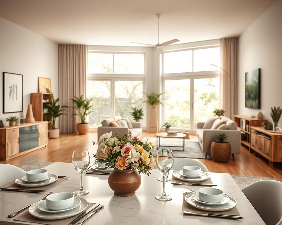 Wie plant man einen offenen Wohn-Ess-Bereich?