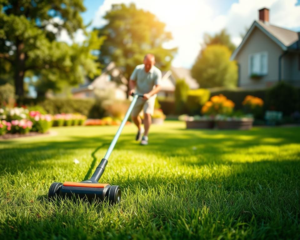 Rasenpflege Sommer