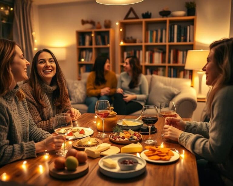 Wie gestaltet man einen gemütlichen Abend mit Freunden?
