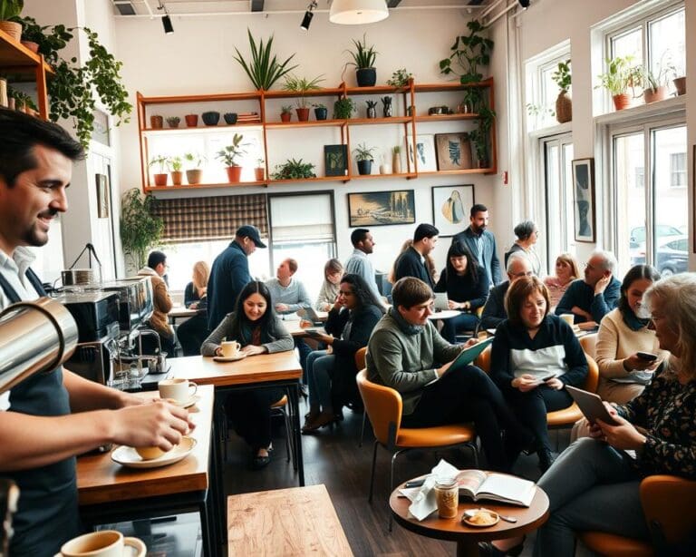 Cafés Begegnungsorte